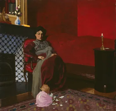 Madame Vallotton and Her Niece, Germaine Aghion