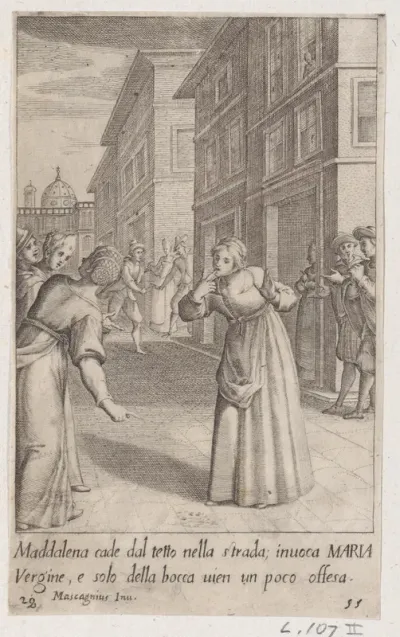 Maddalena, from Scelta d'Alcuni Miracoli e Grazie della Santissima Nunziata di Firenze (Selection of Some Miracles and Graces that Occurred in the Church of the Annunziata in Florence)