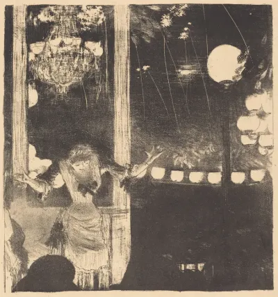 Mademoiselle Bécat at the Cafe des Ambassadeurs (Aux Ambassadeurs: Mlle Bécat)