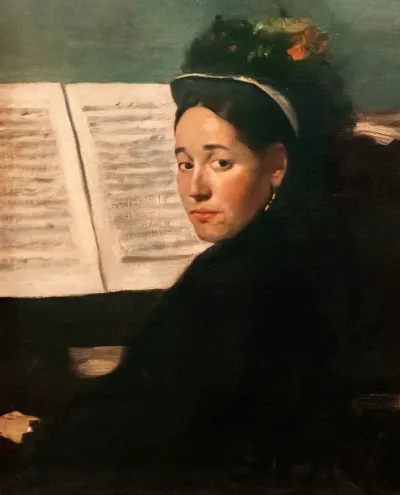Mademoiselle Dihau at the Piano