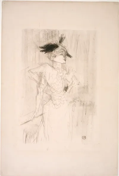 Mademoiselle Marcelle Lender, debout