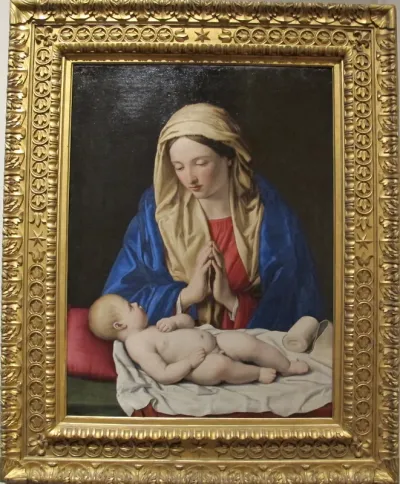 Madonna Adoring Child