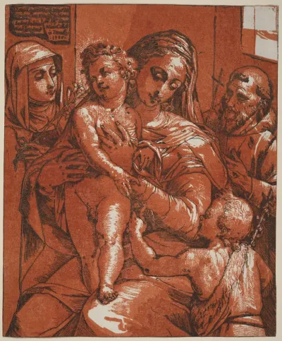 Madonna and Child Accompanied by Saints