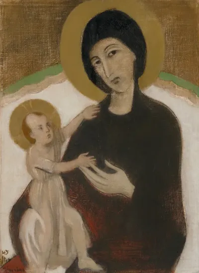 Madonna and Child, after Cimabue