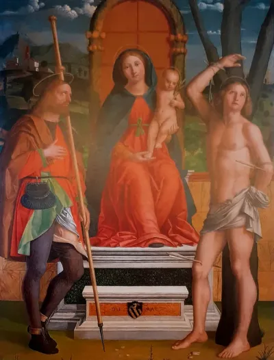 Madonna and Child and Saints Roche and Sebastian