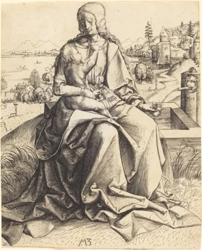 Madonna and Child at a Fountain