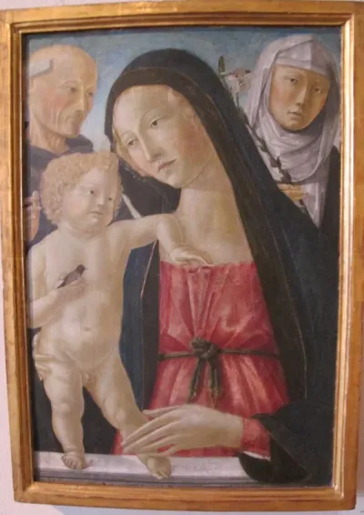 Madonna and Child between Saint Bernardino and Saint Catarina