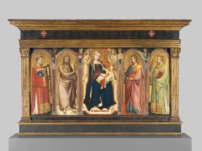 Madonna and Child Enthroned with Saints