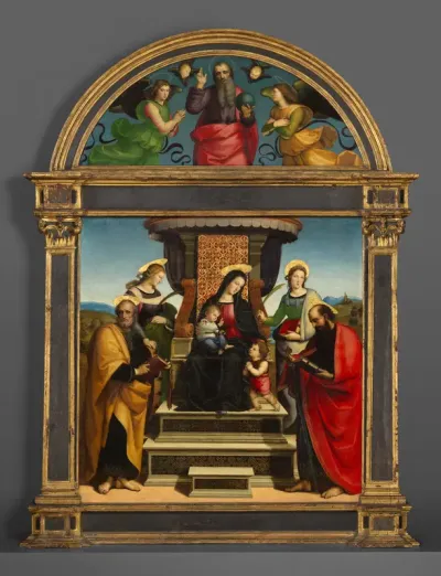 Madonna and Child Enthroned with Saints