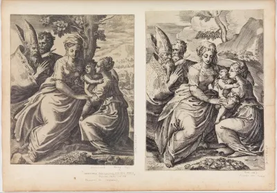 Madonna and Child [Madonna and Child with St. Catherine, St. Joseph and A Bishop]
