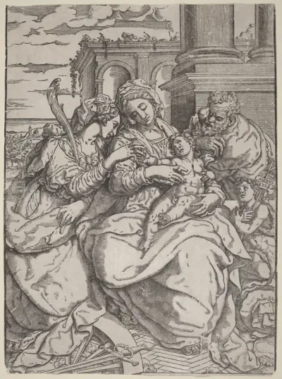 Madonna and Child with Saint Catherine