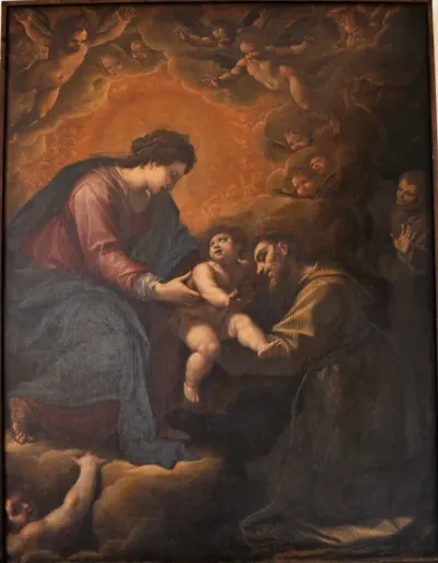 Madonna and Child with Saint Francis