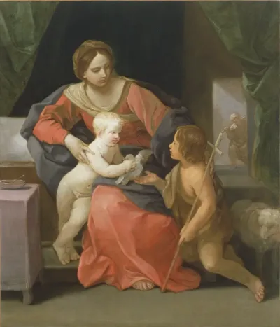 Madonna and Child with Saint John the Baptist, 1640