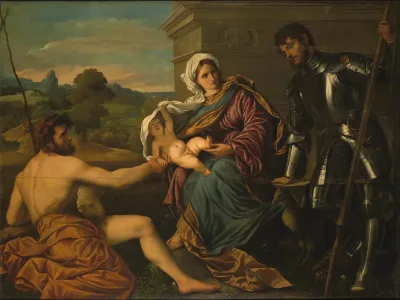 Madonna and Child with Saint John the Baptist and Saint George (Holy Conversation)