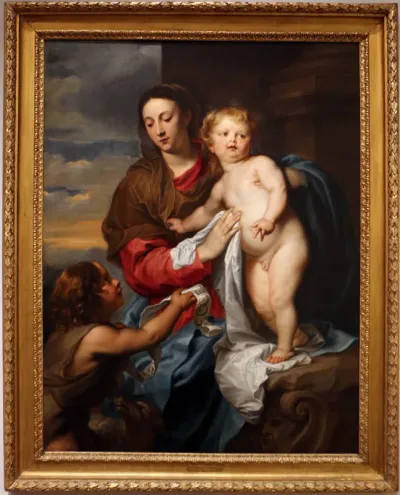 Madonna and Child with Saint John