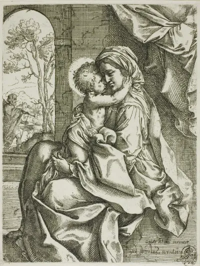 Madonna and Child with Saint Joseph