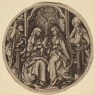 Madonna and Child with Saints Christopher and Erasmus