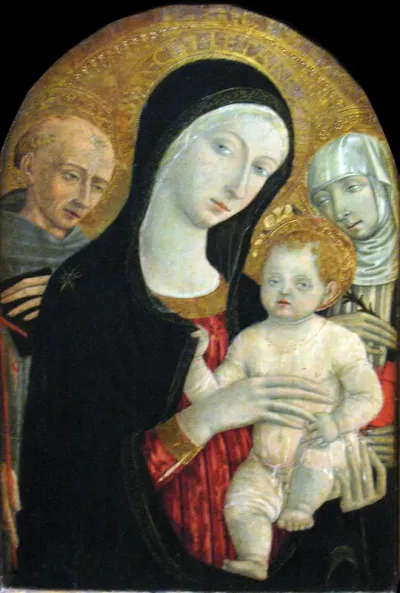 Madonna and Child with Saints Francis and Catherine of Siena