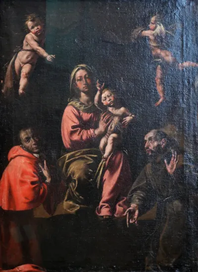 Madonna and Child with St. Charles and St. Francis