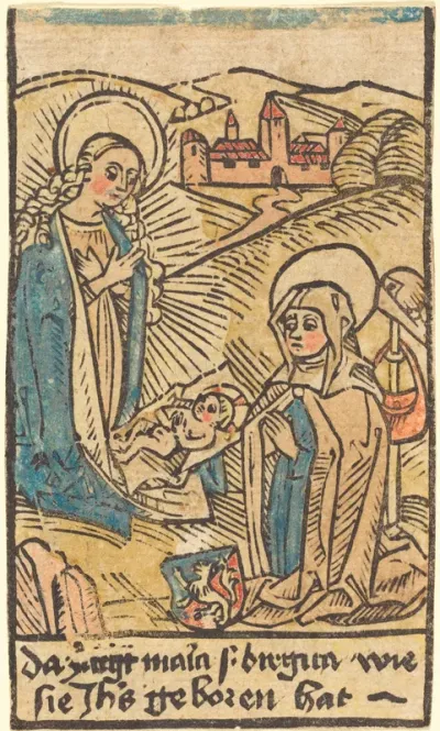 Madonna and Saint Bridget