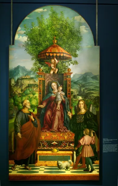 Madonna dell'ombrello by Girolamo dai Libri, Museo Castelvecchio