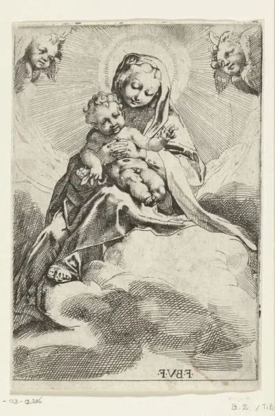 Madonna in de wolken