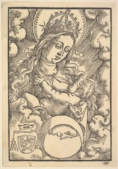 Madonna Lactans, from "Enchiridon Poeticum"