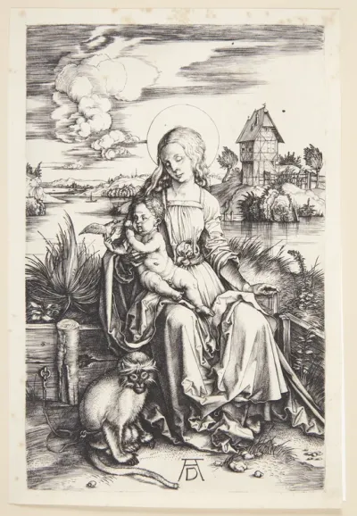 Madonna med aben