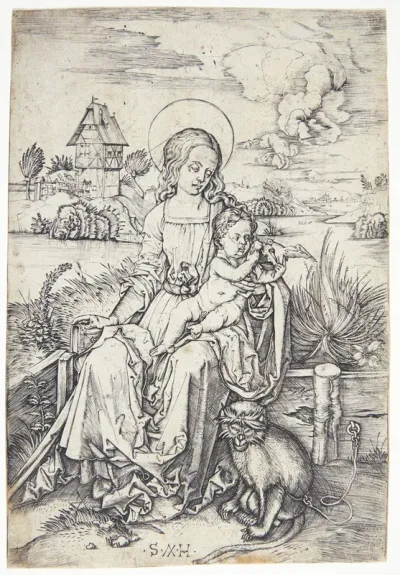 Madonna med aben