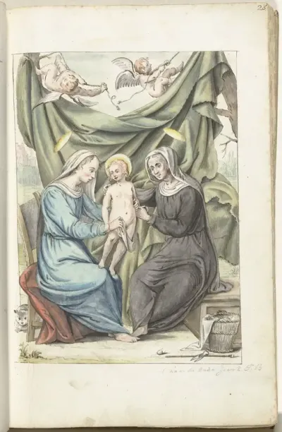 Madonna met kind en de Heilige Anna