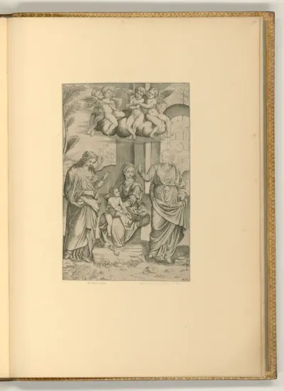 Madonna mit zwei Heiligen