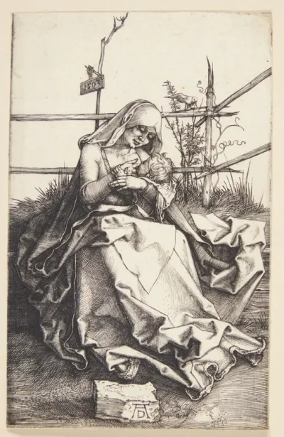 Madonna på græsbænken