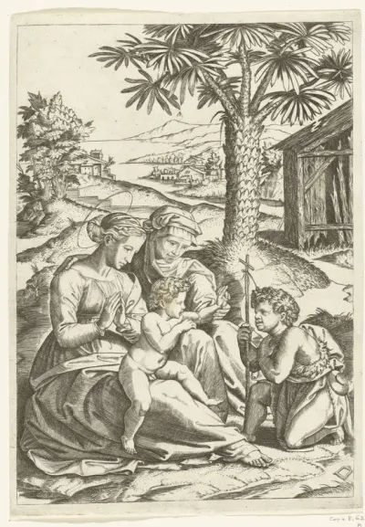 Madonna van de palmboom