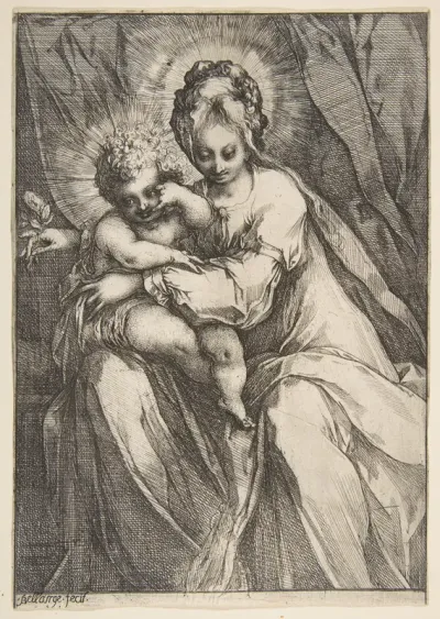 Madonna with a Rose