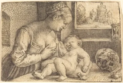 Madonna with Skull