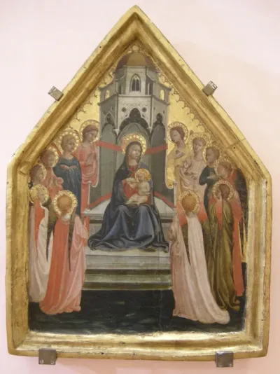 Maesta with twelve angels