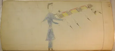 Maffet Ledger: Soldier pierced by lance