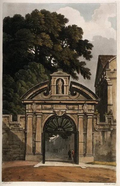 Magdalen College, Oxford: entrance gate