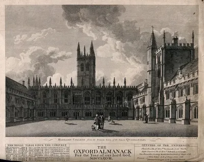 Magdalen College, Oxford: quadrangle