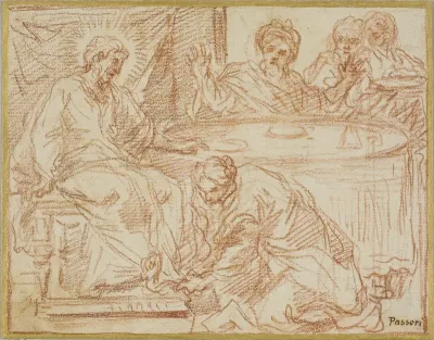 Magdalene Washing Christ's Feet