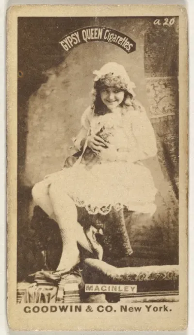 Maginley, from the Actors and Actresses series (N171) for Gypsy Queen Cigarettes