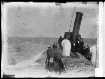 Magnus Enckell: "Höyrylaivamatka" n. vuodelta 1902