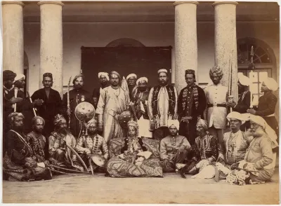 Maharaja of Rewa and Sardars