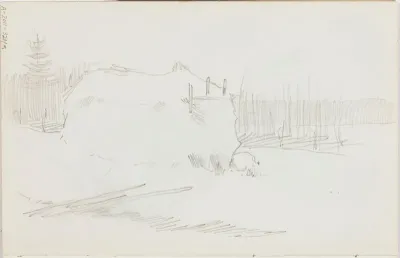 Maisema jossa on heinäauma