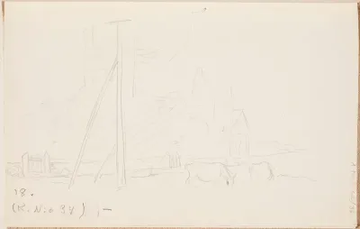 Maisema, lehmät. Todennäköisesti n. 1925-28.