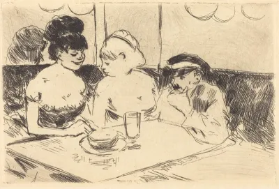 Maison close (planche refusée) (Bordello) (refused plate)