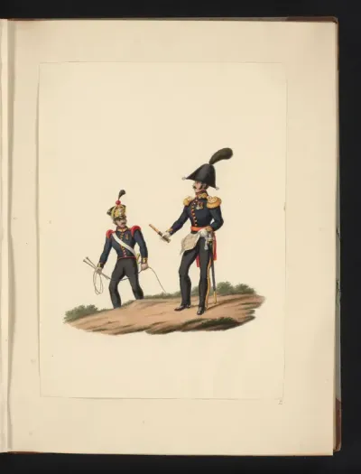 Majoor en mineur van de genie, 1830-1831