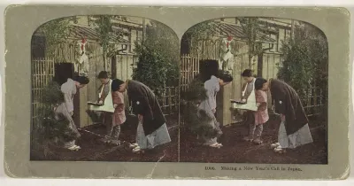 Making a New Years's Call in Japan