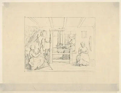 Making Clothes for the Boys in the Army (from Confederate War Etchings)