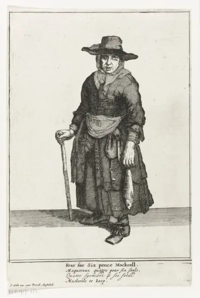 Makreelverkoopster